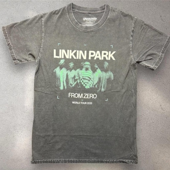Tops - Linkin‎ Park From Zero 2025 Slim Fit Graphic Tee